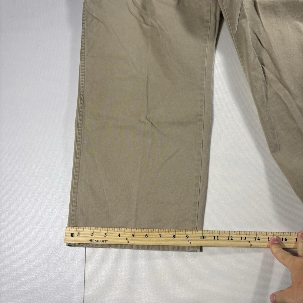 Wrangler Men's Relaxed Fit Khaki Cargo Pants Utility Workwear Cotton Beige Adult - Picture 6 of 6
